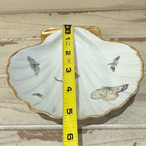 Limoges Clam Shell Trinket Dish - Picture 3 of 6